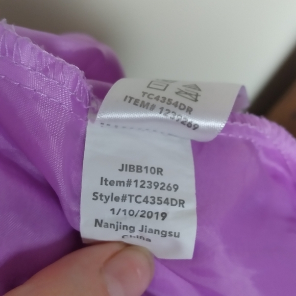 Disney Tutu Couture Girls Purple Elsa Frozen Satin and Tulle Skirt Size 10 - Picture 6 of 7